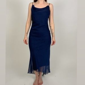 ❕SALE ❕ ✨ Vintage Formal Cowl Neck Dress ✨🤍